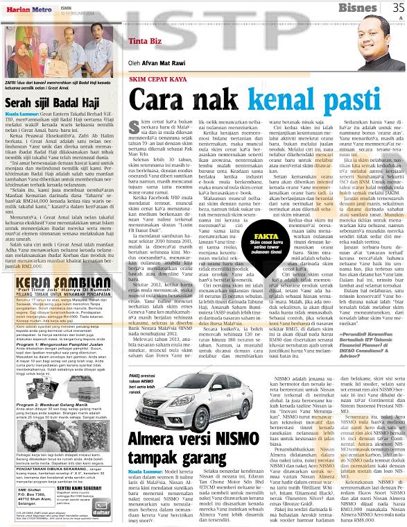 cara kenal pasti skim cepat kaya