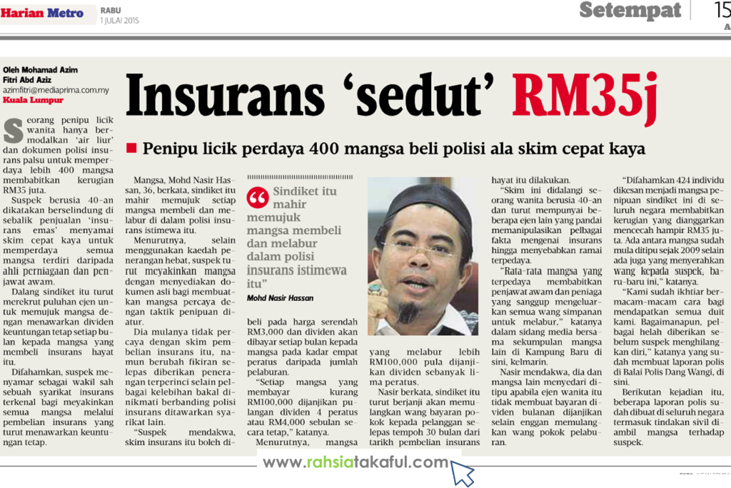 insurans skim cepat kaya